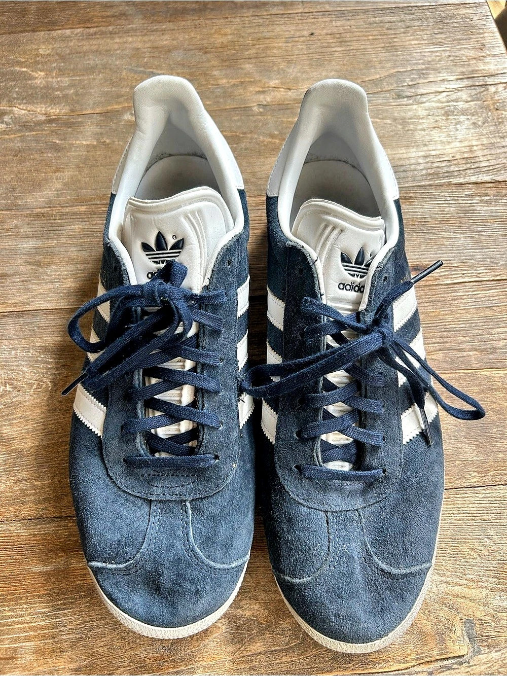 adidas Gazelle Sneakers Blue & White US 10.5